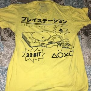 Yellow PlayStation shirt